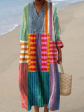 Elizabeth | Colorful Boho Art Dress