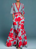 Jill | Elegant Maxi Dress with Floral Pattern