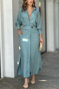 Yara | Ankle-Length Shirt Dress